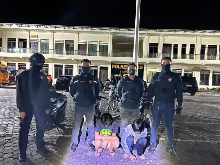 Tim LINGKABER Polres Karo Amankan Remaja Bawa Senjata Tajam