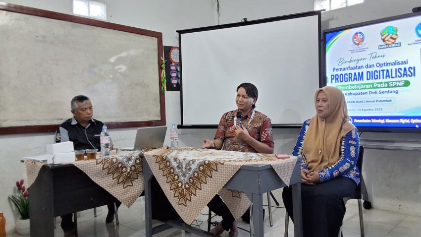 PKBM Bumi Literasi Tuan Rumah Digitalisasi Pembelajaran SPNF Deli Serdang