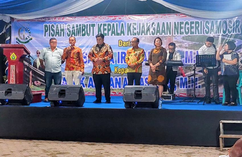 Bupati Samosir Sambut Pergantian Kajari, Apresiasi Pengabdian Satria Irawan dan Selamat Datang Akwan Annas