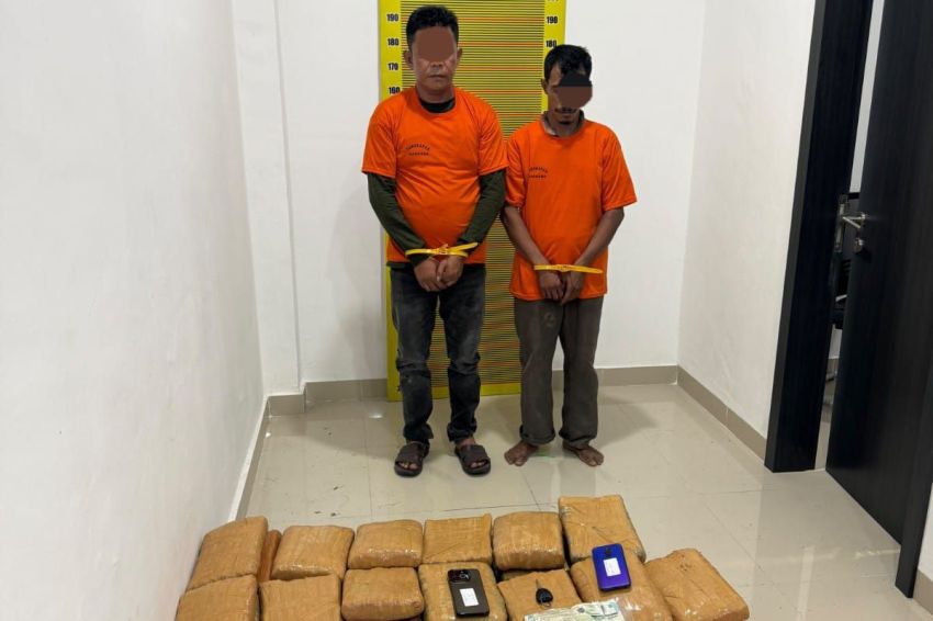 169 Kg Ganja dari Aceh Nyangkut di Medan Krio, 3 Pelaku Ditangkap