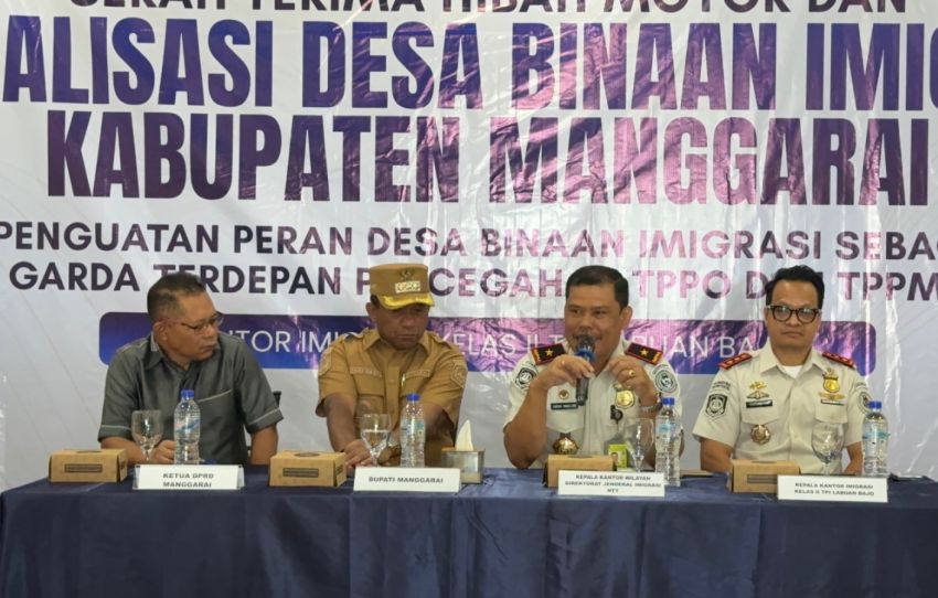 Kantor Imigrasi Labuan Bajo Hibahkan Motor Operasional ke Lima Desa di Manggarai, Perkuat Pencegahan TPPO
