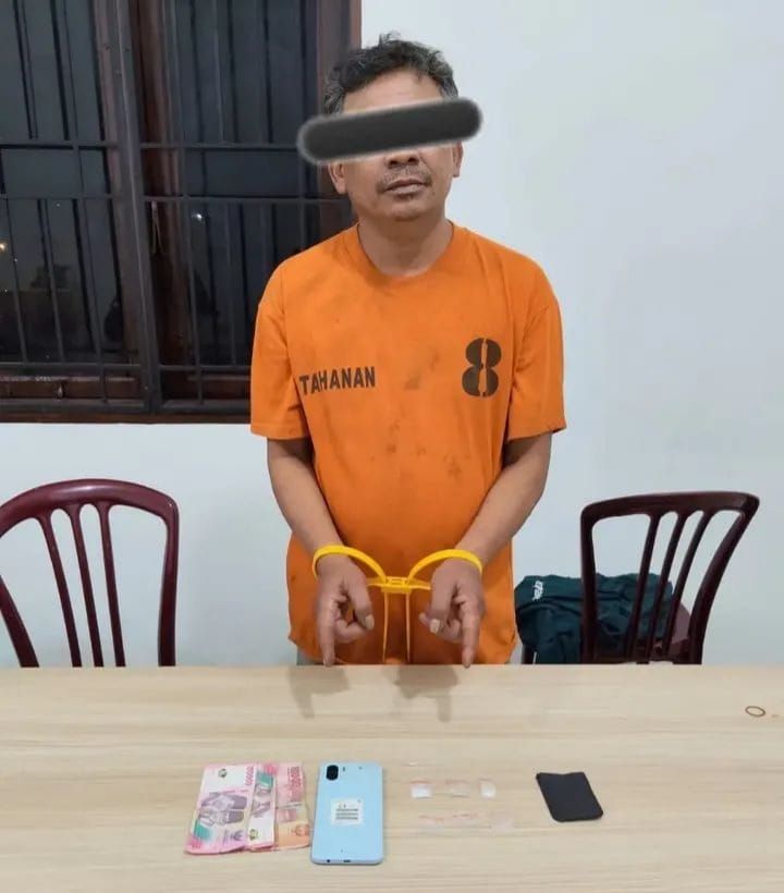 Polres Karo Ungkap Peredaran Sabu di Kedai Tuak, Pria Ini Diamankan Berikut Barbutnya