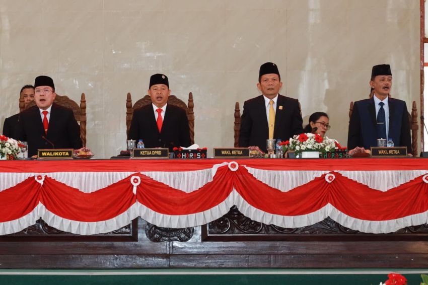 Wesly Silalahi dan Forkopimda Saksikan Pidato Kenegaraan Presiden Prabowo di DPRD