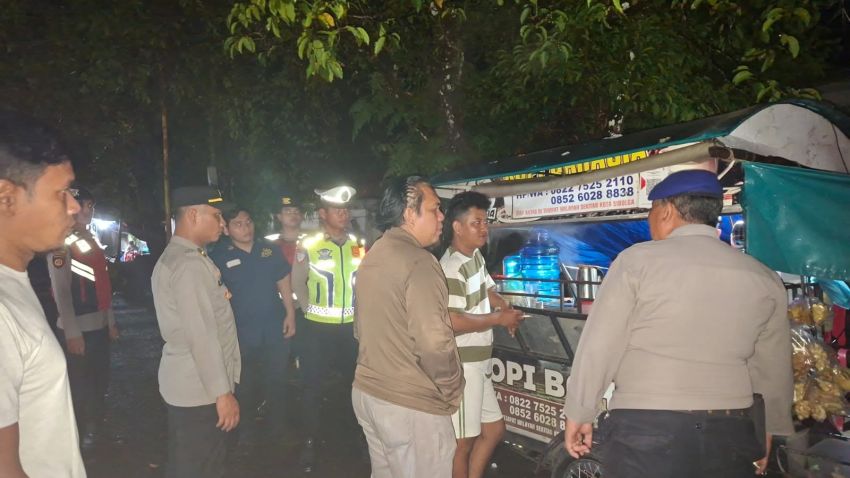 Ciptakan Suasana Aman dan Kondusif, Polres Sibolga Patroli Malam Skala Luas