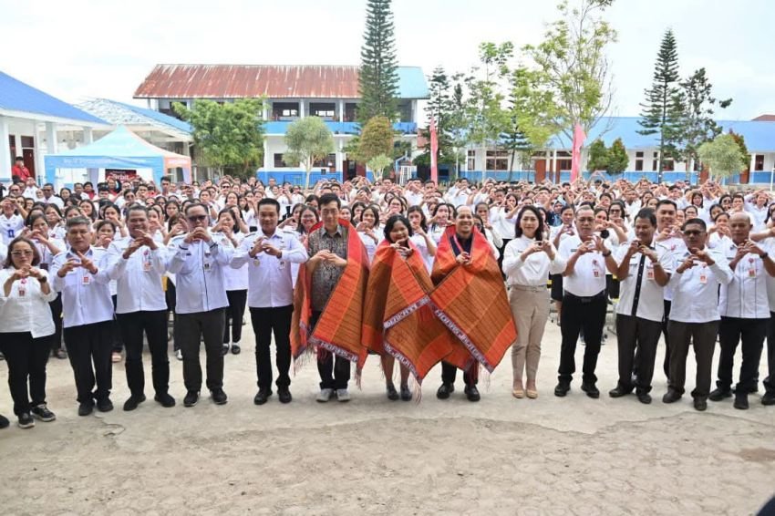 Bupati Humbang Hasundutan Buka Pelatihan Pandai Berhitung Bagi Guru Lewat Metode GASING