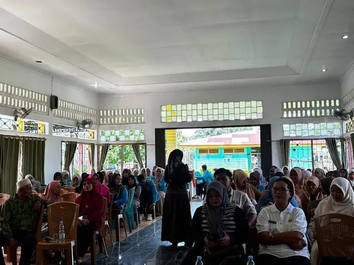 Babinsa Bosar Maligas Hadiri Sosialisasi Bersama Mahasiswa KKN