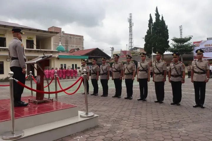 Rotasi Strategis di Polres Karo, Kapolres: Jabatan Itu Amanah dan Pengabdian...
