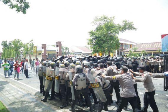 Kasat Samapta Pimpin Pelatihan Pleton Dalmas