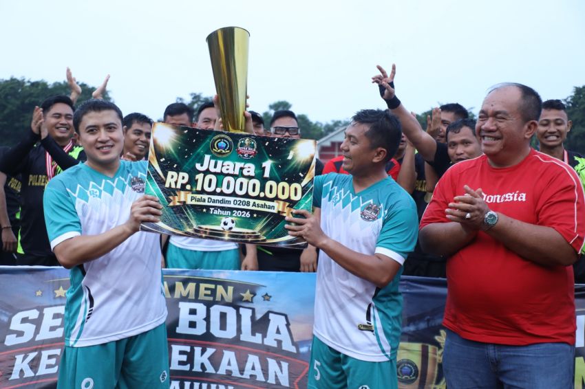 FC Polres Asahan Juara Piala Dandim 0208 Asahan