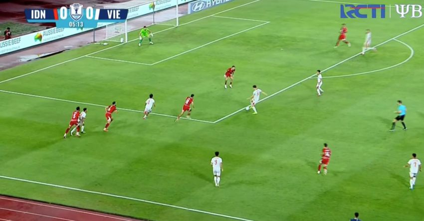 Hasil Babak Pertama, Timnas Indonesia Babak Belur 0-2 Digas Vietnam