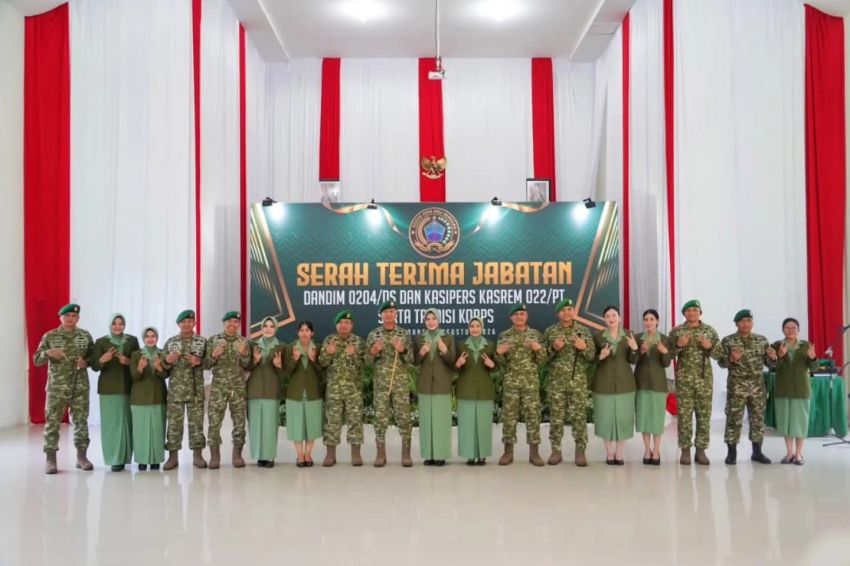 Dandim 0204/DS Resmi Berganti: Letkol Inf Wahidin Sobar Gantikan Letkol Arh Agung Pujiantoro