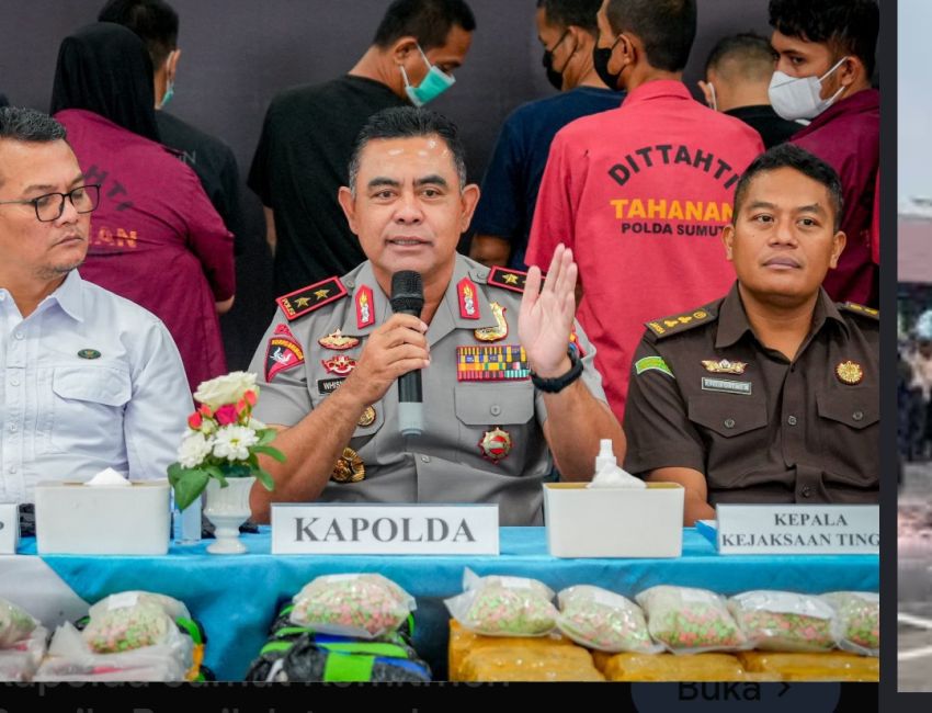 Ini Bukti Kapolda Sumatera Utara Anti Narkoba dan Begal