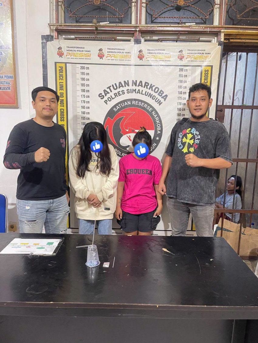 Polsek Gunung Malela Amankan 2 Wanita dalam Perkara Sabu-sabu