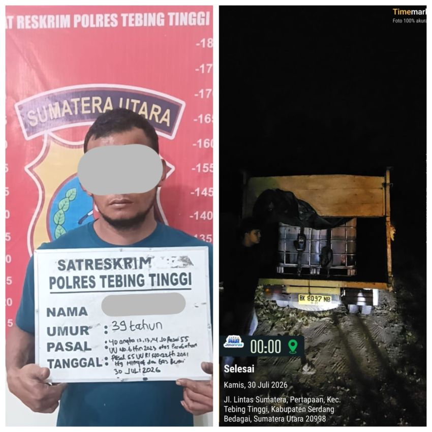 Tim Elang Sakti dan Unit Tipidter Polres Tebing Tinggi Ungkap Dugaan Penyalahgunaan BBM Bersubsidi