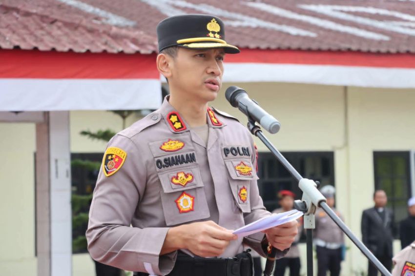 Wakapolres, Kasat Intelkam dan Kasat Reskrim Polres Dairi Berganti, Kapolres Tekankan Pengabdian dan Tantangan Tugas