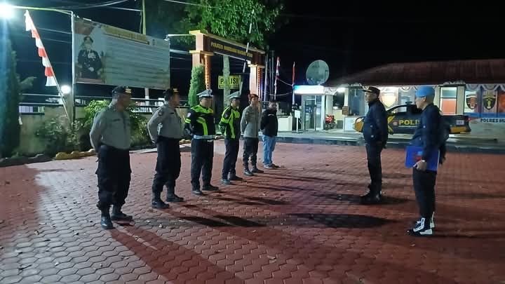 Polres Humbang Hasundutan Gencar Patroli Malam Agar Kamtibmas Tetap Kondusif