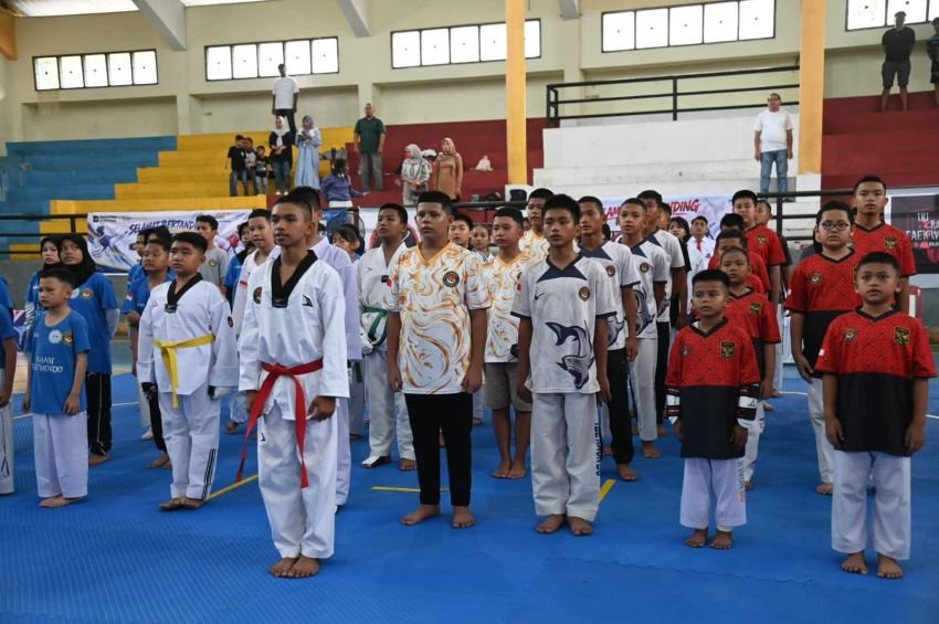 Wali Kota Sibolga Buka Super Taekwondo Championship 2026 Piala Wali Kota, Persiapkan Atlet Menuju PORPROVSU