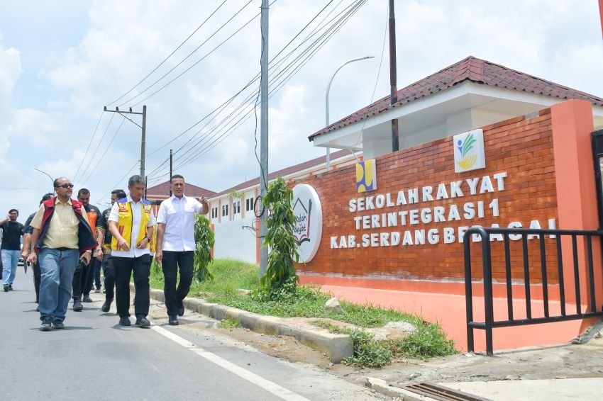 Tinjau Sekolah Rakyat di Serdang Bedagai, Ijeck: Presiden Prabowo Memberikan Harapan Baru Pada Pendidikan Indonesia