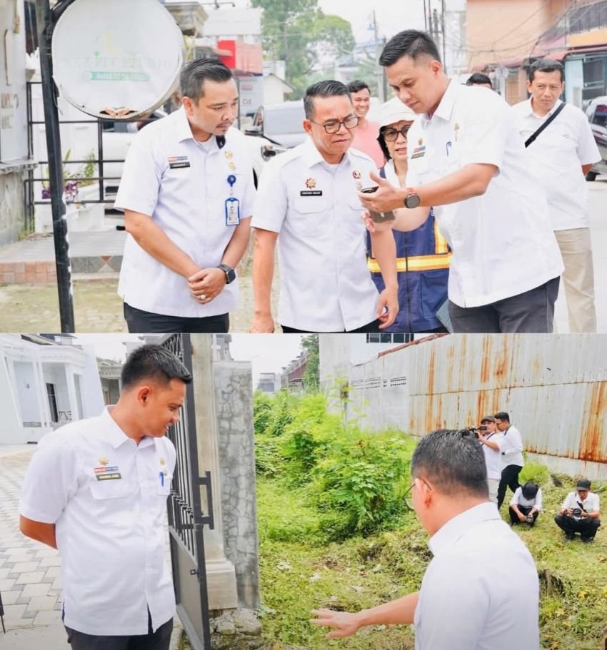Tinjau Drainase Medan Helvetia,  SDABMBK Petakan  Langkah Penanganan