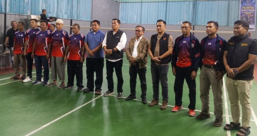 Kadispora Buka Turnamen Badminton Ke 2 Tahun 2026 PB Mitra Sporty Medan