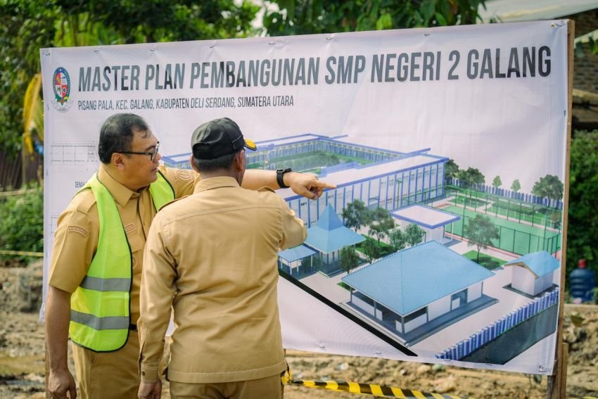 SMP Negeri 2 Galang Mulai Dibangun, Disiapkan Jadi Sekolah Unggulan