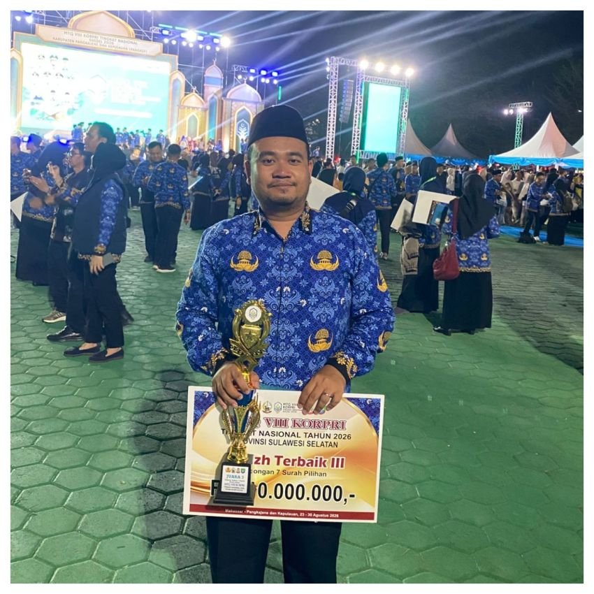 KUA Parlilitan Humbahas Juara di  MTQ KORPRI Nasional VIII di Sulawesi Selatan