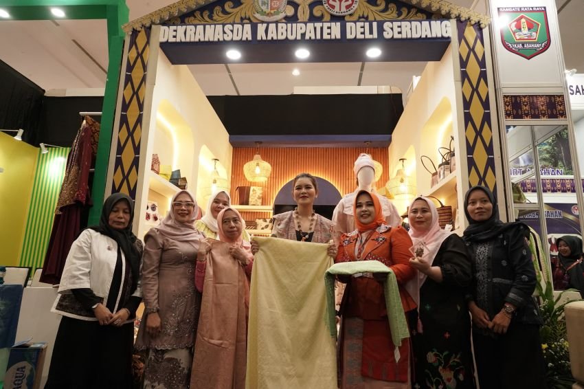 Dekranasda Deli Serdang Tampilkan Produk Kriya Lokal di Kriyanusa 2026