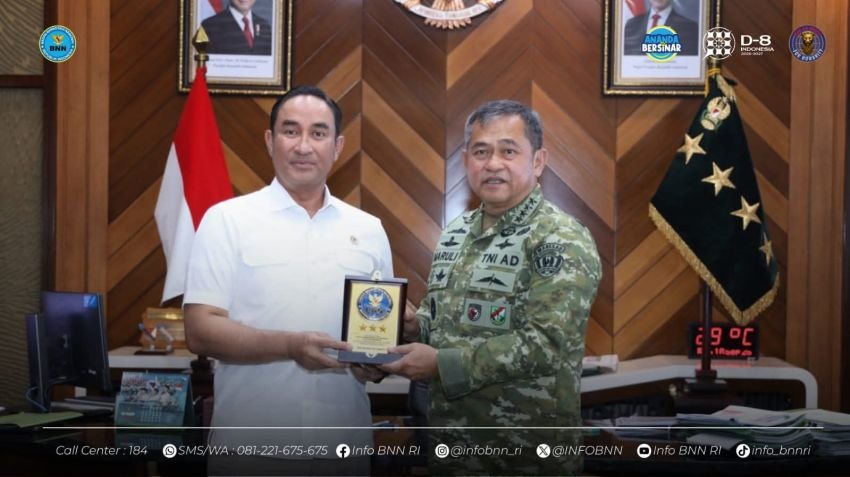 Upaya P4GN, BNN dan TNI AD Perkuat Sinergitas