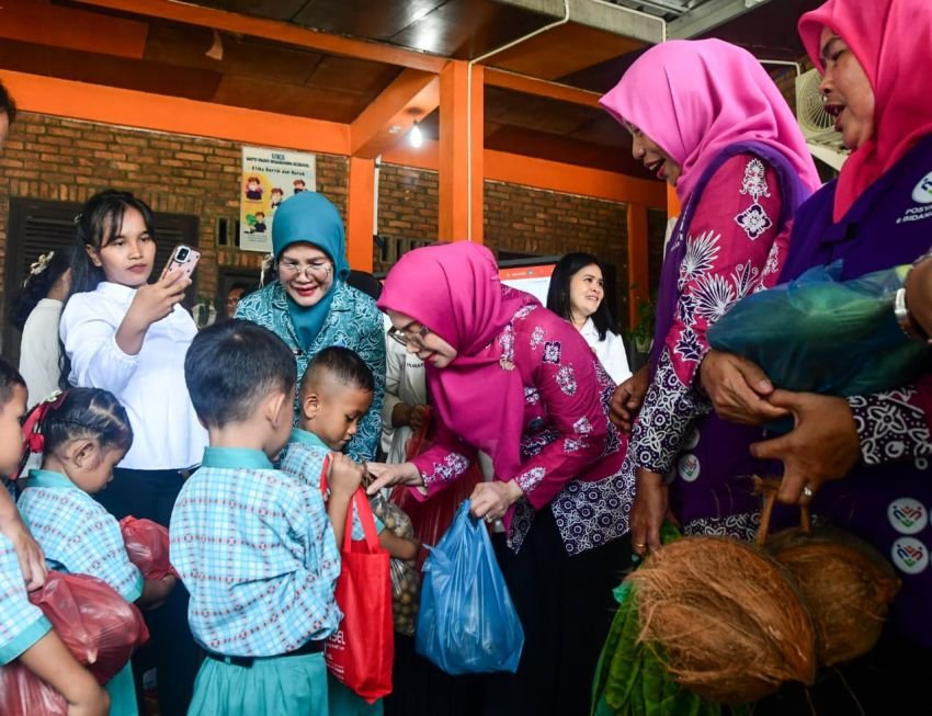 PKK Deli Serdang Edukasi 7 Kebiasaan Anak Indonesia Hebat di PAUD Santa Katarina