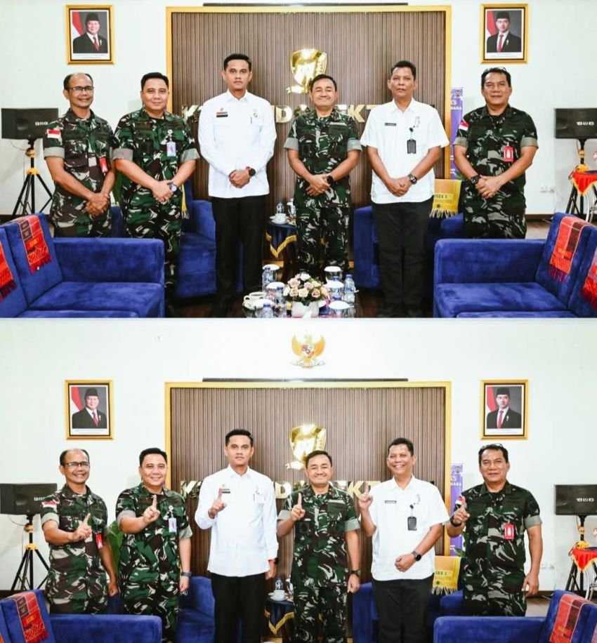 Pererat Sinergi, Kadis SDABMBK Khairul Azmi Silaturahmi ke Komando Sektor I Medan TNI AU