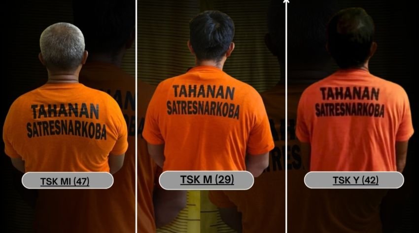 3 Terduga Pelaku Narkoba Kembali Diciduk Polisi Binjai