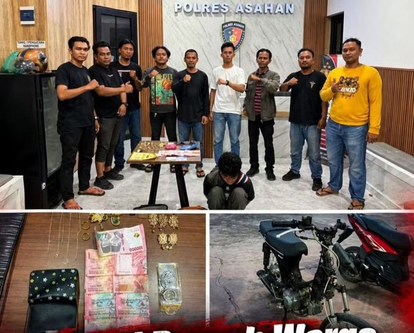 Bobol Rumah Warga, Bawa Kabur Barang Berharga Senilai Rp143 Juta, Pria Ini Ditangkap Polres Asahan