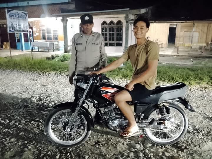Polisi Hadir di Malam Hari, Polsek Silau Kahean Cegah Geng Motor