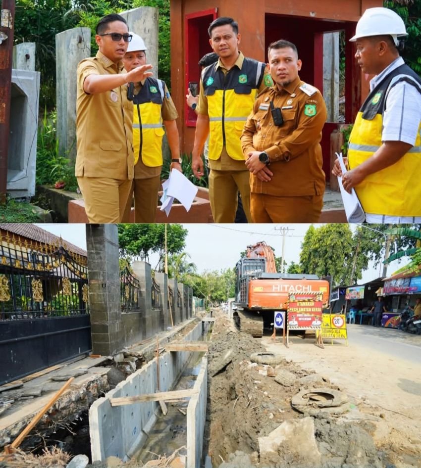 Tinjau Drainase Sei Asahan, Rico Waas Dorong Percepatan Penanganan Genangan