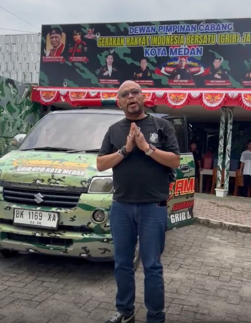 GRIB Jaya Kota Medan Gelar Jumat Berkah, Bagikan Ratusan Porsi Makanan untuk Warga dan Jemaah Masjid