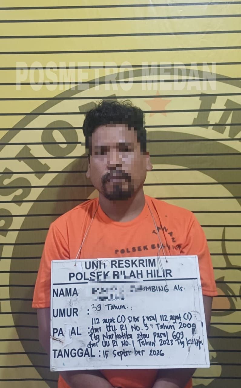 Diduga Miliki Sabu, Pria Marga Hombing Diamankan Polsek Bilah Hilir