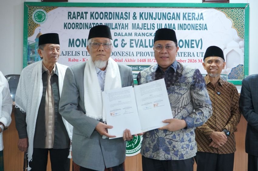 Kanwil Kemenag Sumut dan MUI Teken MoU, Sinergi Penguatan Pembinaan Keagamaan