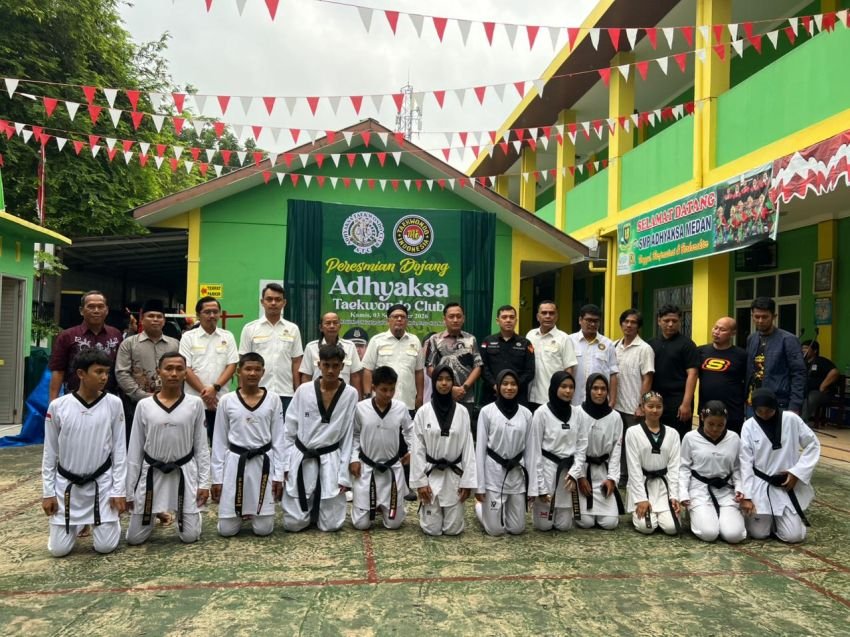 Dojang Adhyaksa Taekwondo Club Diresmikan, Duh! Perwakilan Dispora Medan Tak Hadir