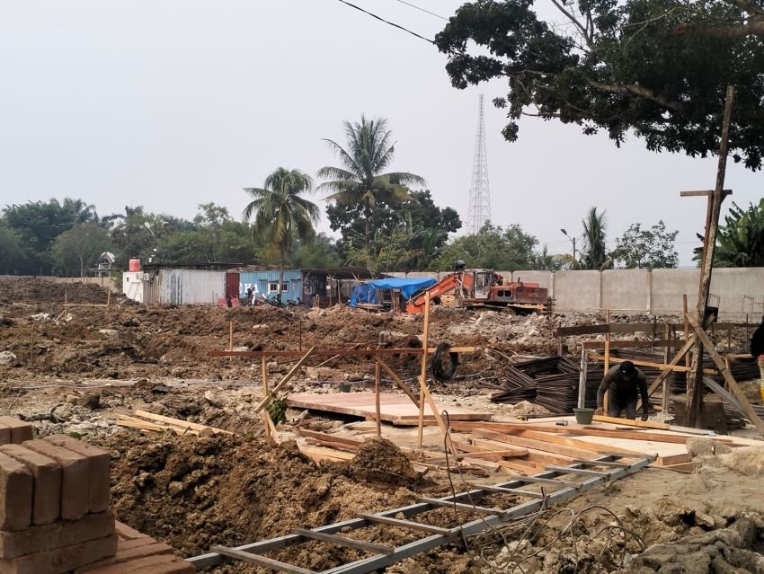 Pekerja Proyek Kantor Imigrasi di Asahan Diduga Tidak Memiliki SOP K3