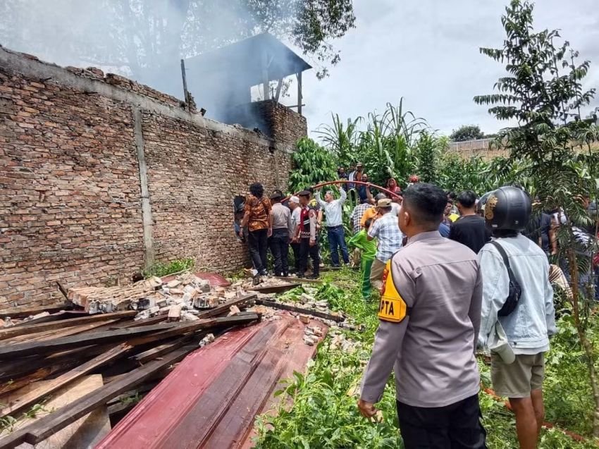 KABAR DUKA! Personil Sat Lantas Polres Dairi Gugur dalam Peristiwa Kebakaran di Sidikalang