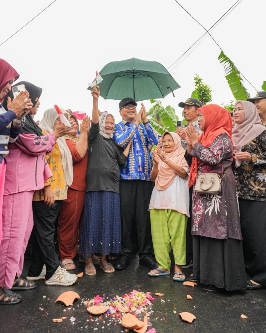 Warga Dusun Rejo dan Abadi Tandem Hilir II Kini Nikmati Jalan Beraspal