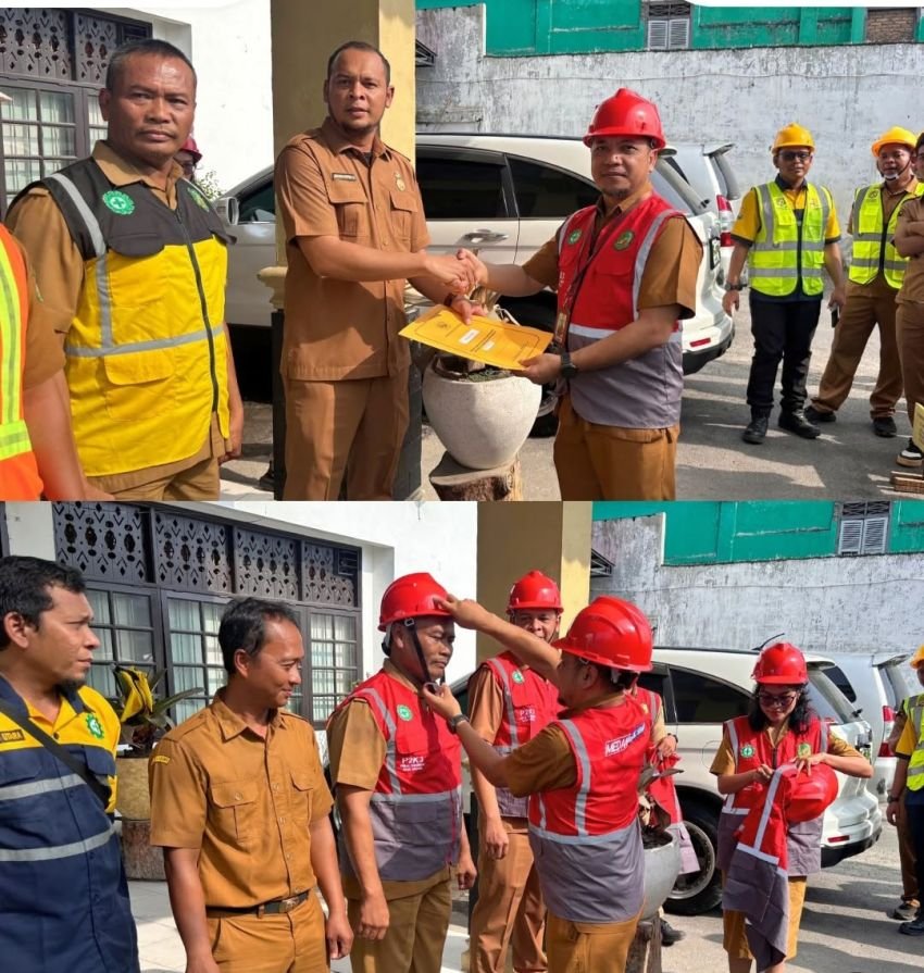 Sosialisasi Keselamatan Dan Kesehatan Kerja Serta Penetapan P2K3, Dorong Penerapan Yang Konsisten Di UPT Utara Dinas SDABMBK