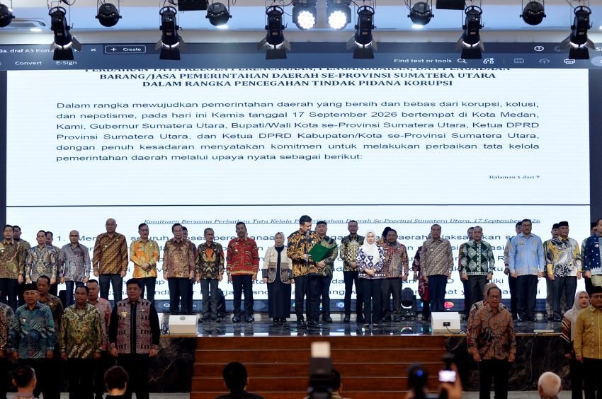 Teken Komitmen Bersama KPK, Bobby Nasution Dorong Pencegahan Korupsi Dilakukan Komprehensif