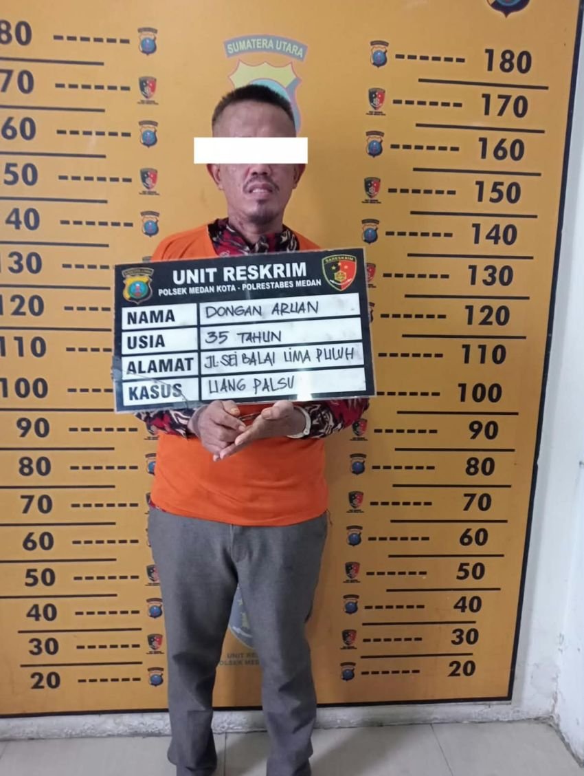 Respon Cepat, Tekab Polsek Medan Kota Tangkap Residivis Kasus Upal