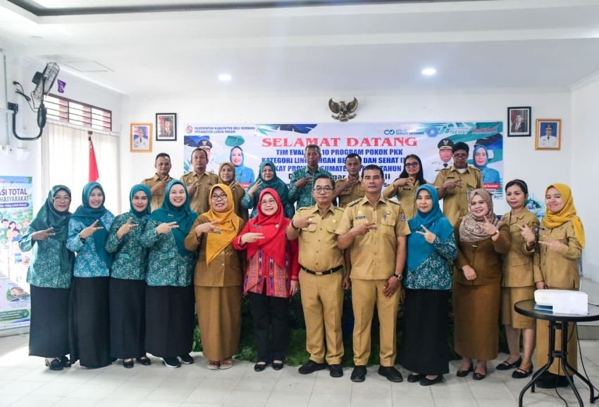 Desa Pagar Merbau III Jalani Evaluasi LBS Tingkat Sumut