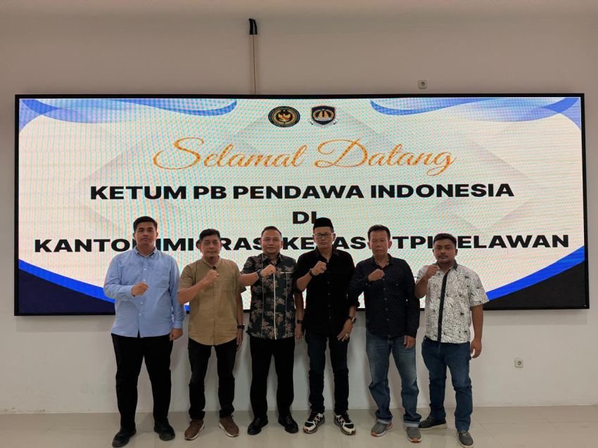 Perkuat Silaturahmi dan Sinergitas, PB Pendawa Indonesia Kunjungi Kantor Imigrasi Kelas II TPI Belawan