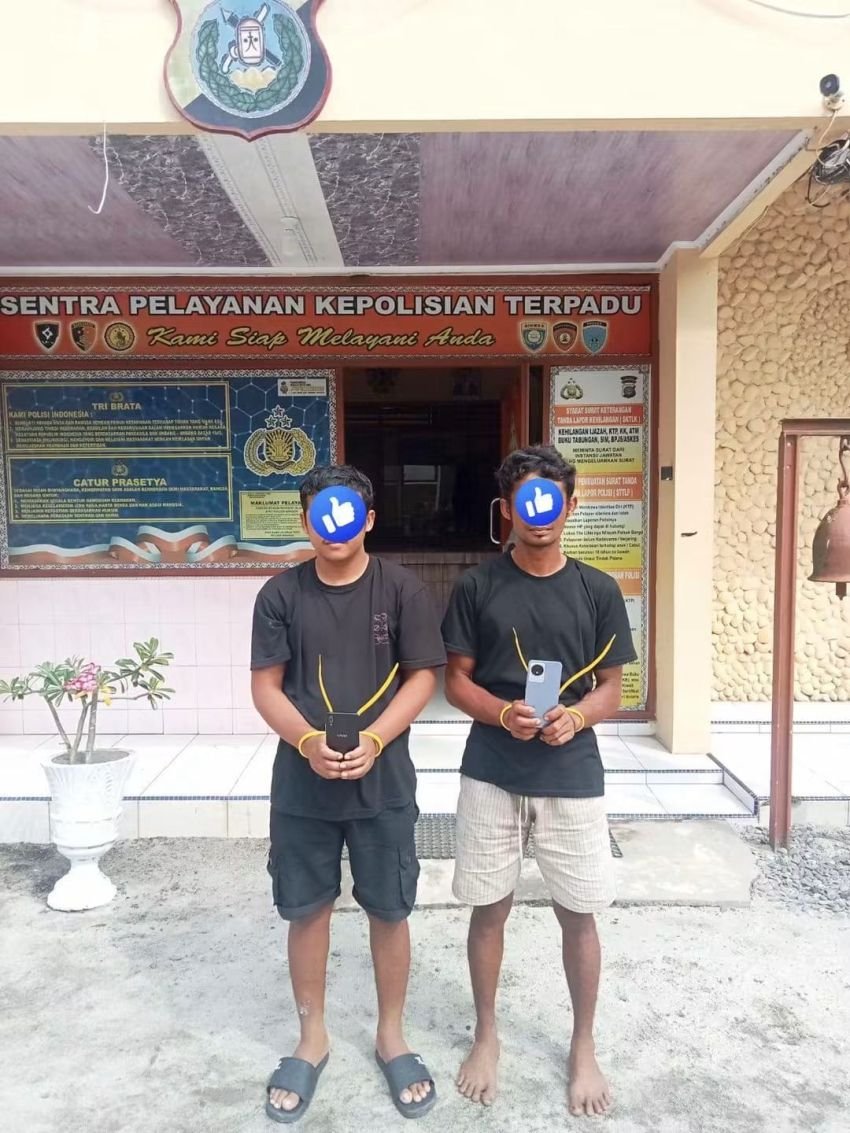 Polsek Bangun Gunung Malela Tangkap Pelaku Curanmor Kabur ke Riau