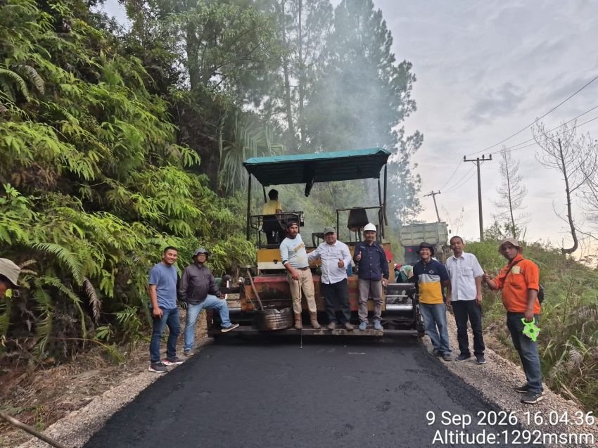 Gebrakan Infrastruktur Pemkab Taput, Jalan dan Jembatan di Sipahutar Terus Diperbaiki &lrm;