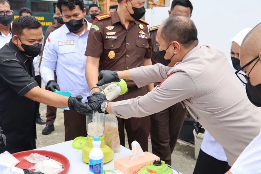 389 Perkara dan Ribuan Gram Narkotika Dimusnahkan