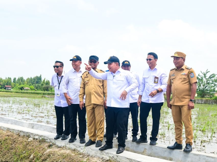 P3-TGAI Perkuat Irigasi di 57 Titik, Serap 38.475 Tenaga Kerja di Deli Serdang